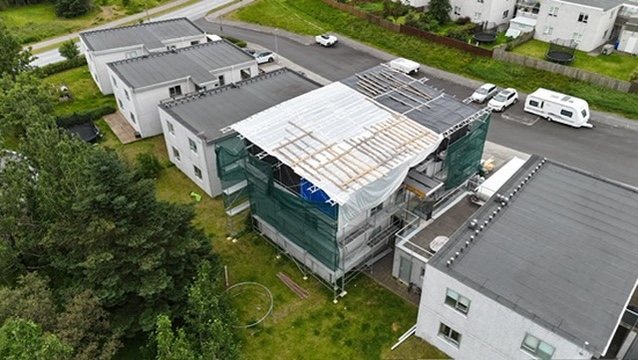 Kólguvað 7 – Endurnýjun á flötu þaki – ljósmynd 1
